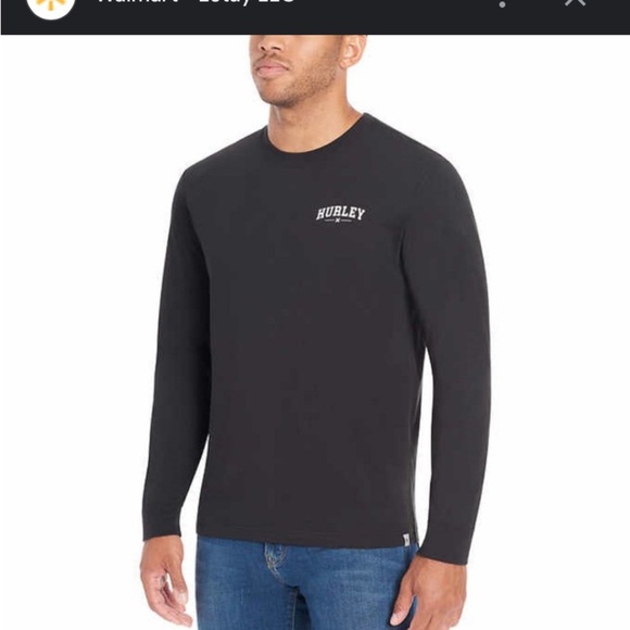 50%off w♥️ 
Hurley Men Long Sleeve Tee Lightweight Graphic Print T-Shirt XL #2🐊 - Picture 1 of 3